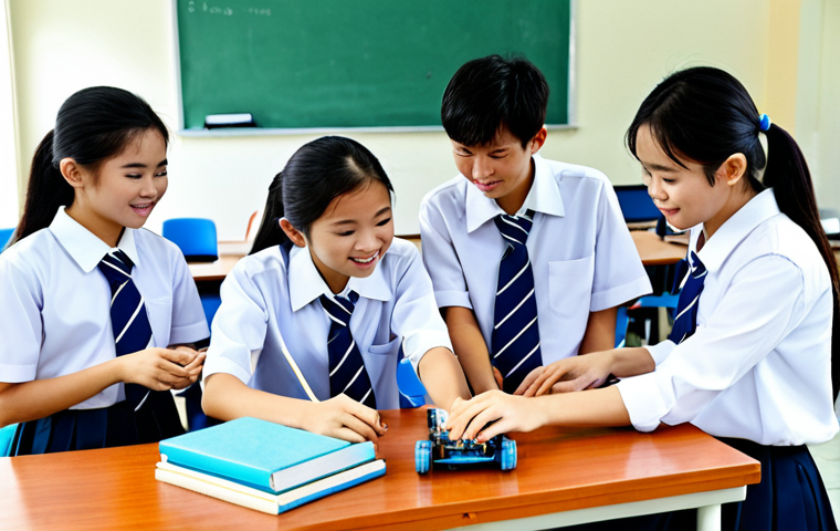 디자인 씽킹 프로세스에서의 프로토타입 제작 - **

"A young Vietnamese businesswoman, fully clothed in a traditional Ao Dai (modernized, modest ver...