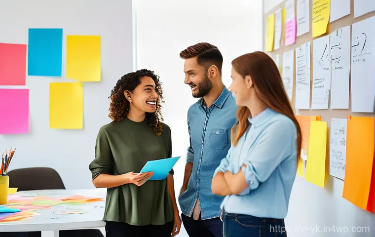 디자인 씽킹을 활용한 문제 해결 사례 - **Empathy & User Understanding:**
    "A diverse group of five people, including men and women of va...